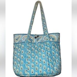 NWOT Vera Bradley Bermuda blue and green tote